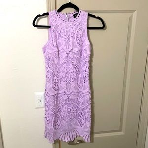 Lilac lace Vici dress